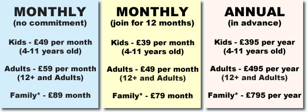 Medway Martial Arts Pricing Medway Martial Arts Pricing