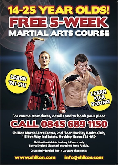 Free Tai Chi and Kickboxing Course