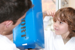Child with blocker